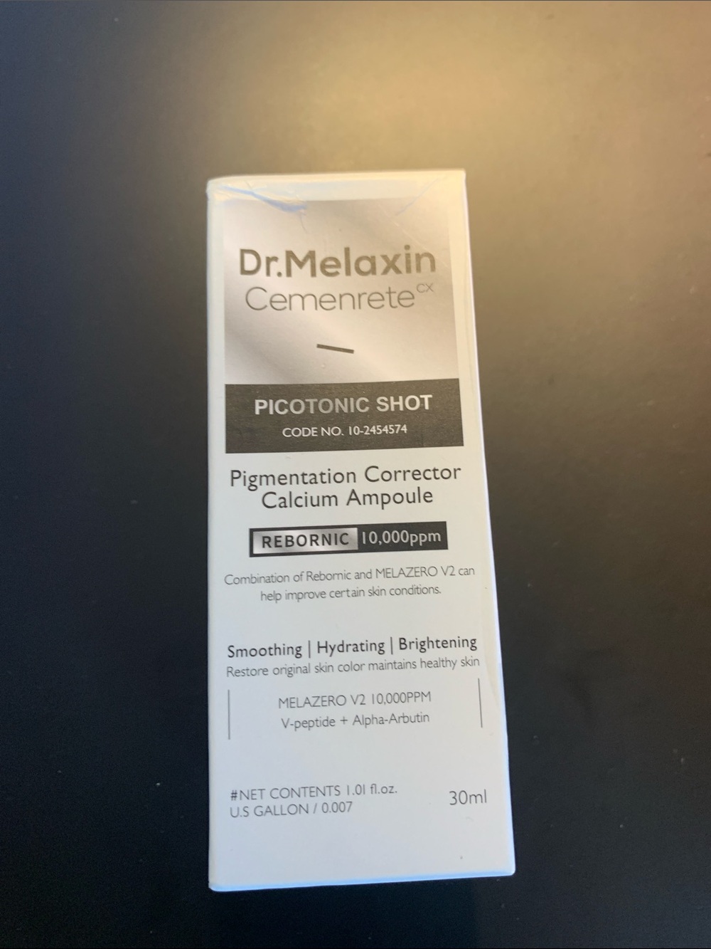 Cemenrete Picotonic Shot Pigmentation Corrector - 30ml - New!